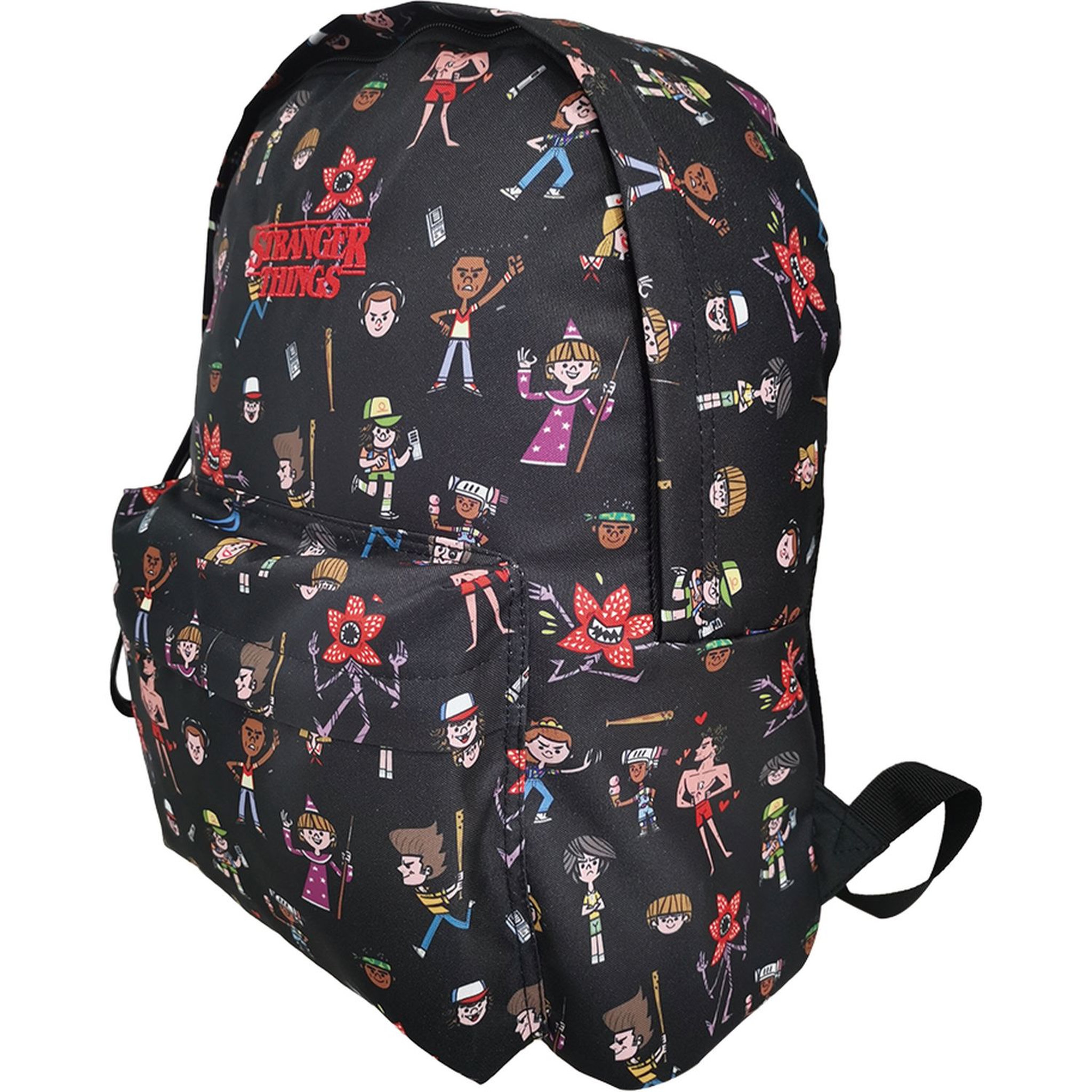 Voir la diapositive 3 : Stranger Things Sac à dos 1 compartiment noir STRANGER THINGS