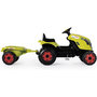 Voir la diapositive 2 : SMOBY Tracteur Claas farmer XL vert et sa remorque
