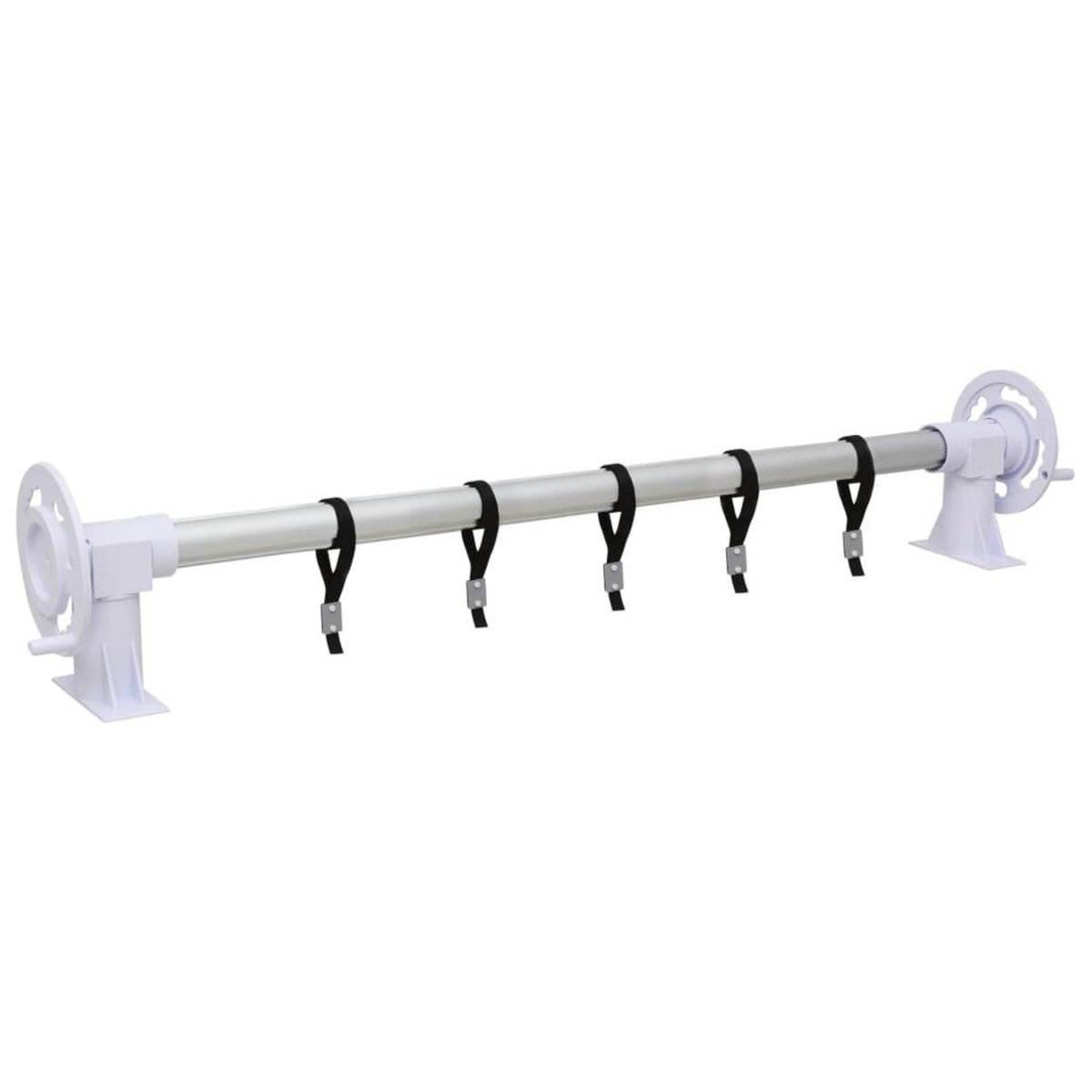 VIDAXL Rouleau de couverture de piscine avec base en plastique