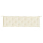 Voir la diapositive 4 : VIDAXL Coussin de banc de jardin blanc creme 180x50x7 cm tissu oxford