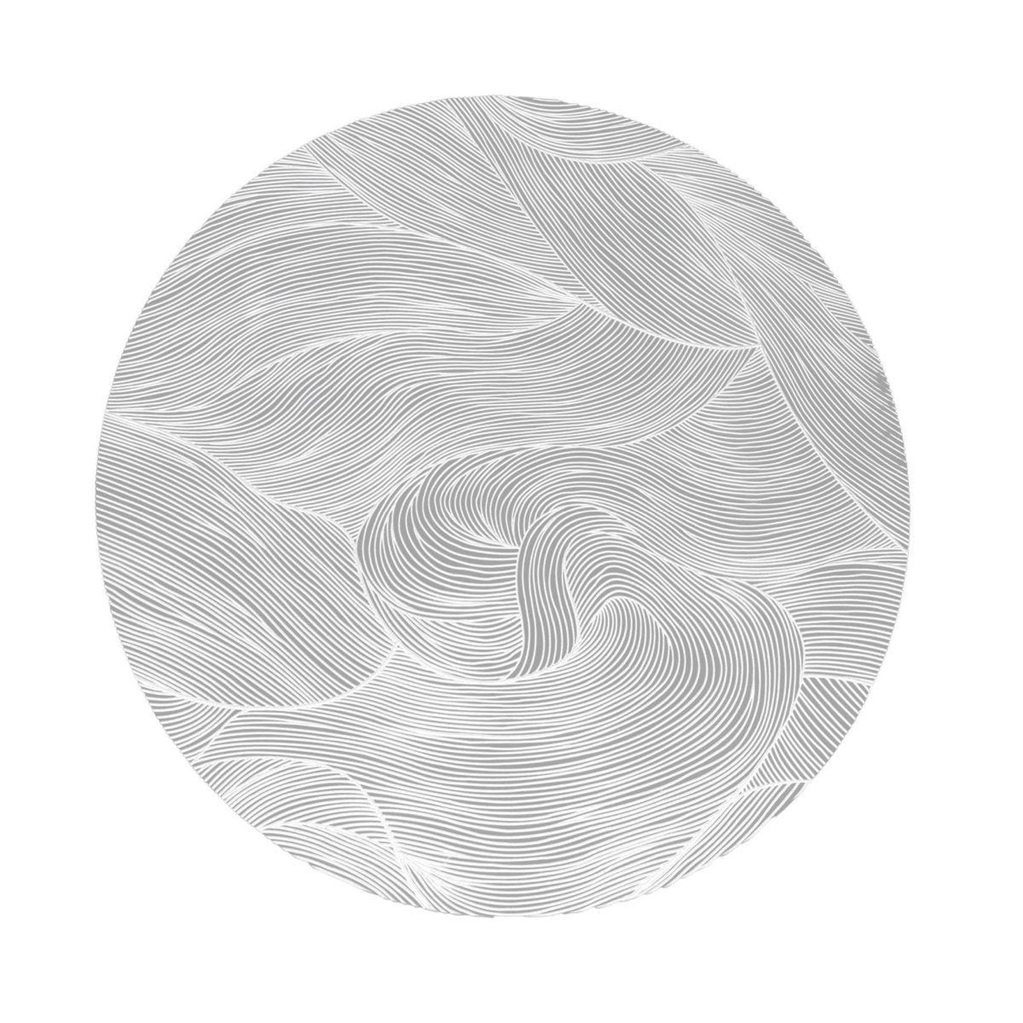 Douceur d'Intérieur Set de table métallisé  celeste  38cm blanc