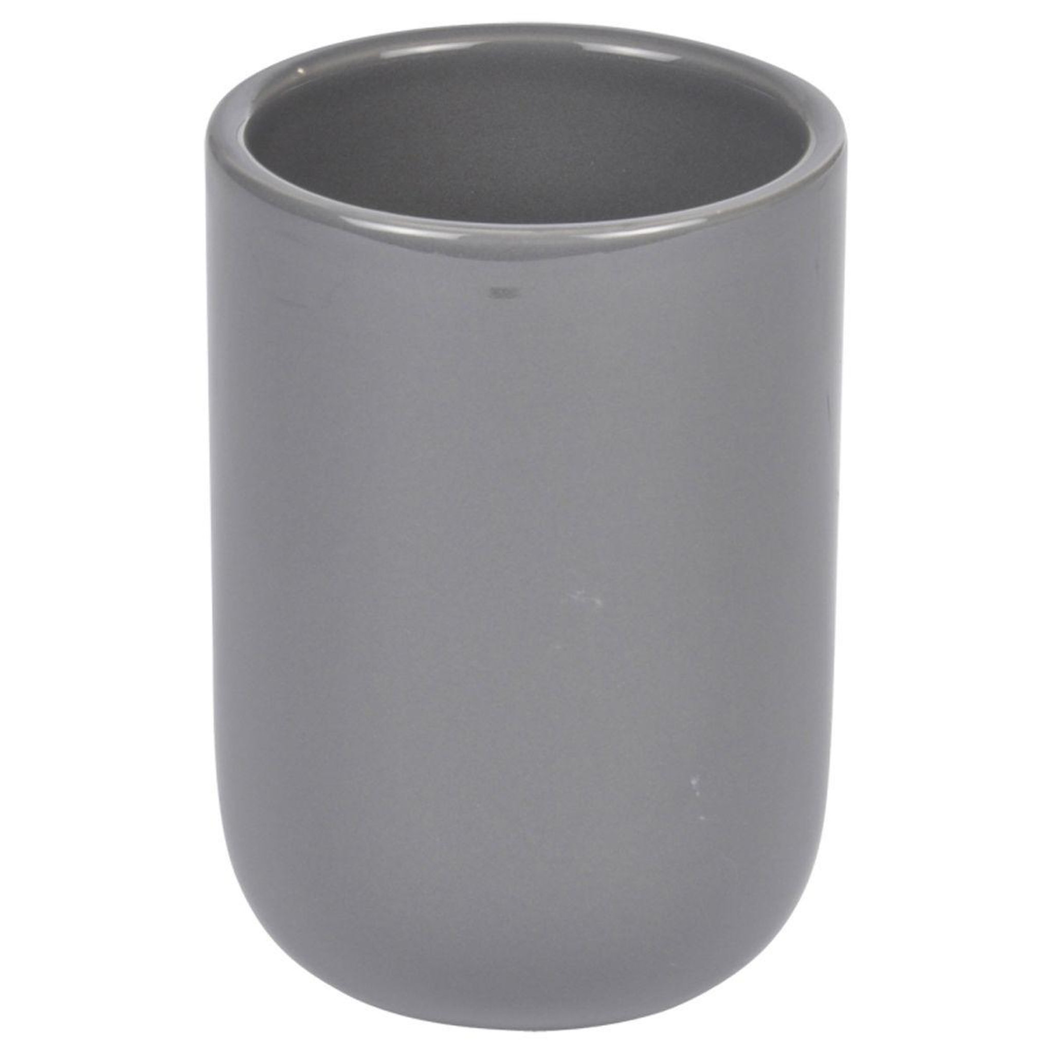 Douceur d'Intérieur Gobelet salle de bain  vitamine ii  10cm anthracite