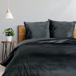 Paris Prix Parure de Lit 3 Pièces  Velina  240x220cm Anthracite