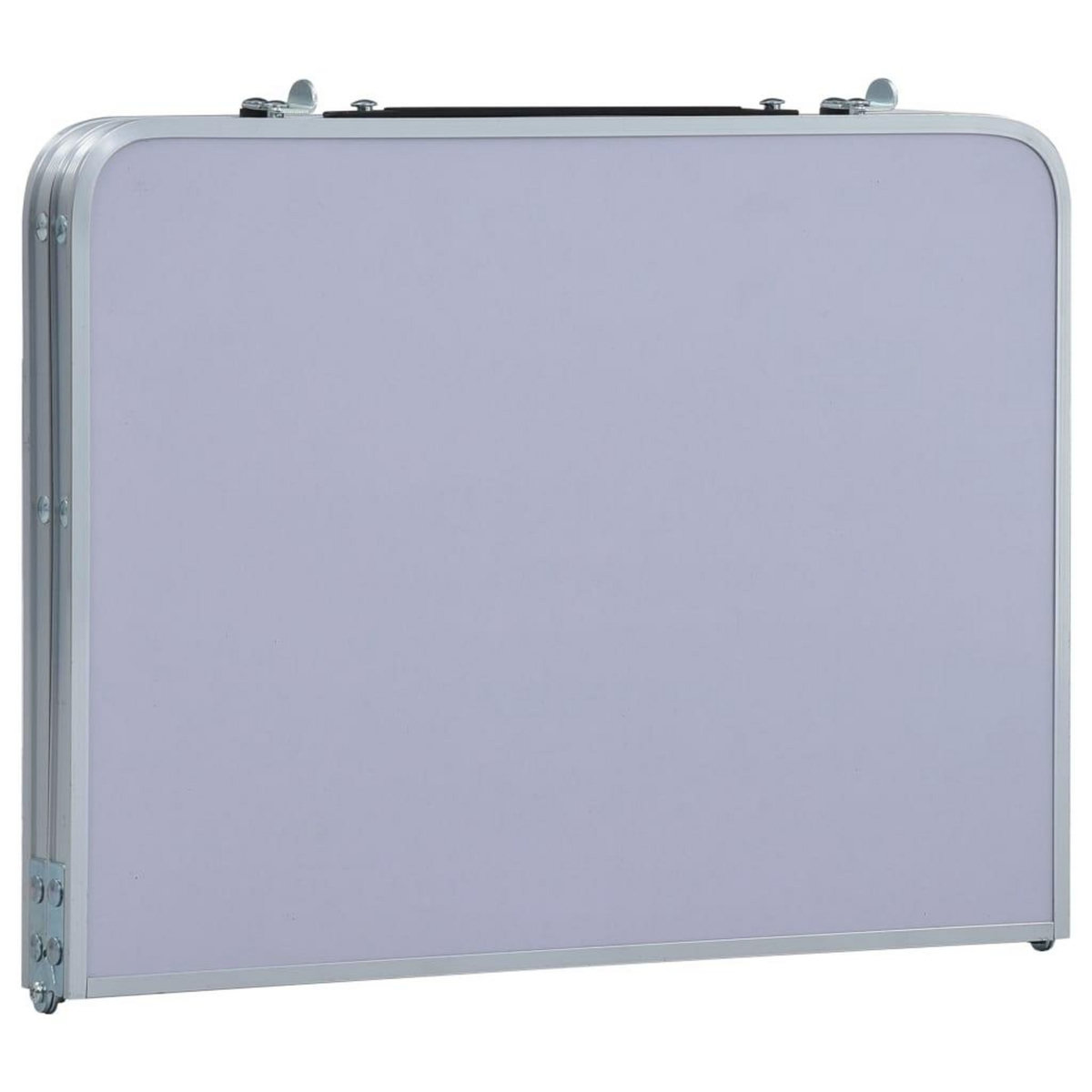 VIDAXL Table pliable de camping Blanc Aluminium 60x40 cm