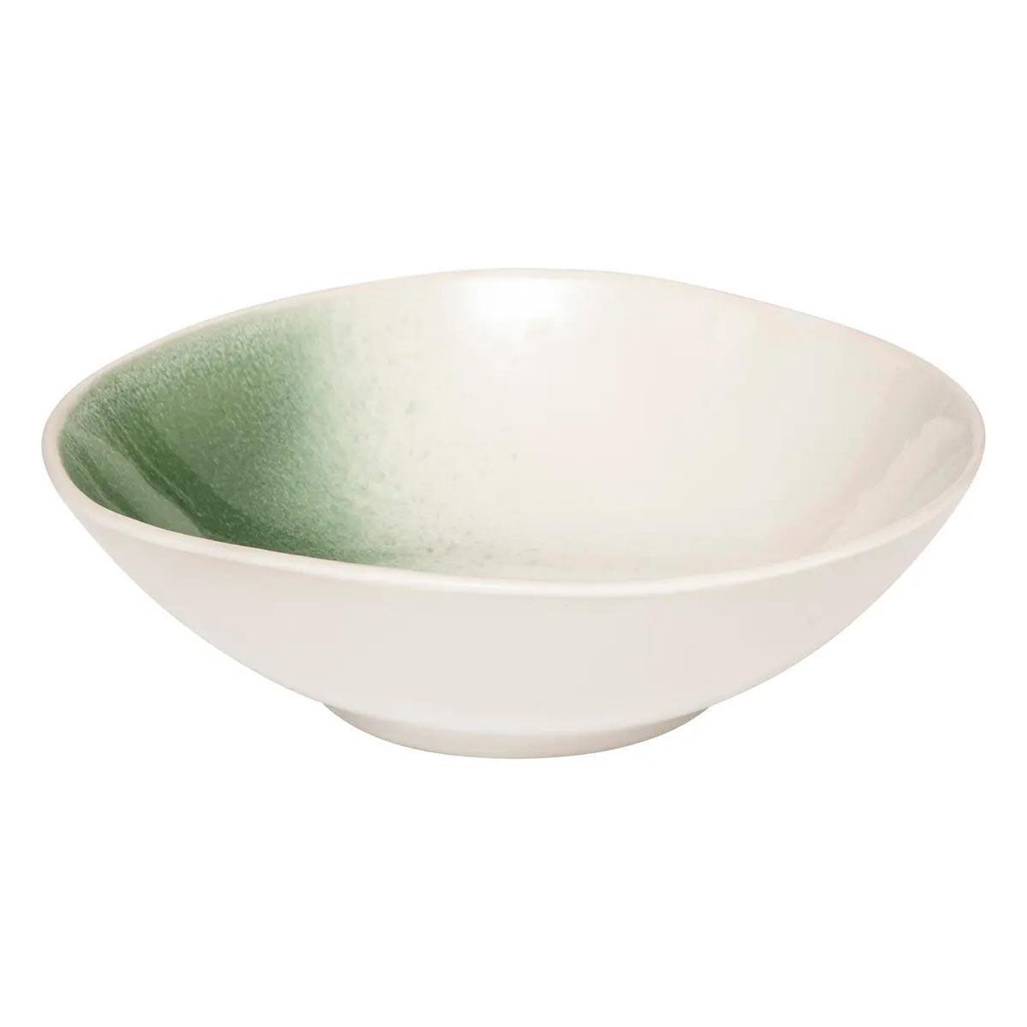 Voir la diapositive 2 : SECRET DE GOURMET Lot de 6 assiettes creuses  mala  19cm vert
