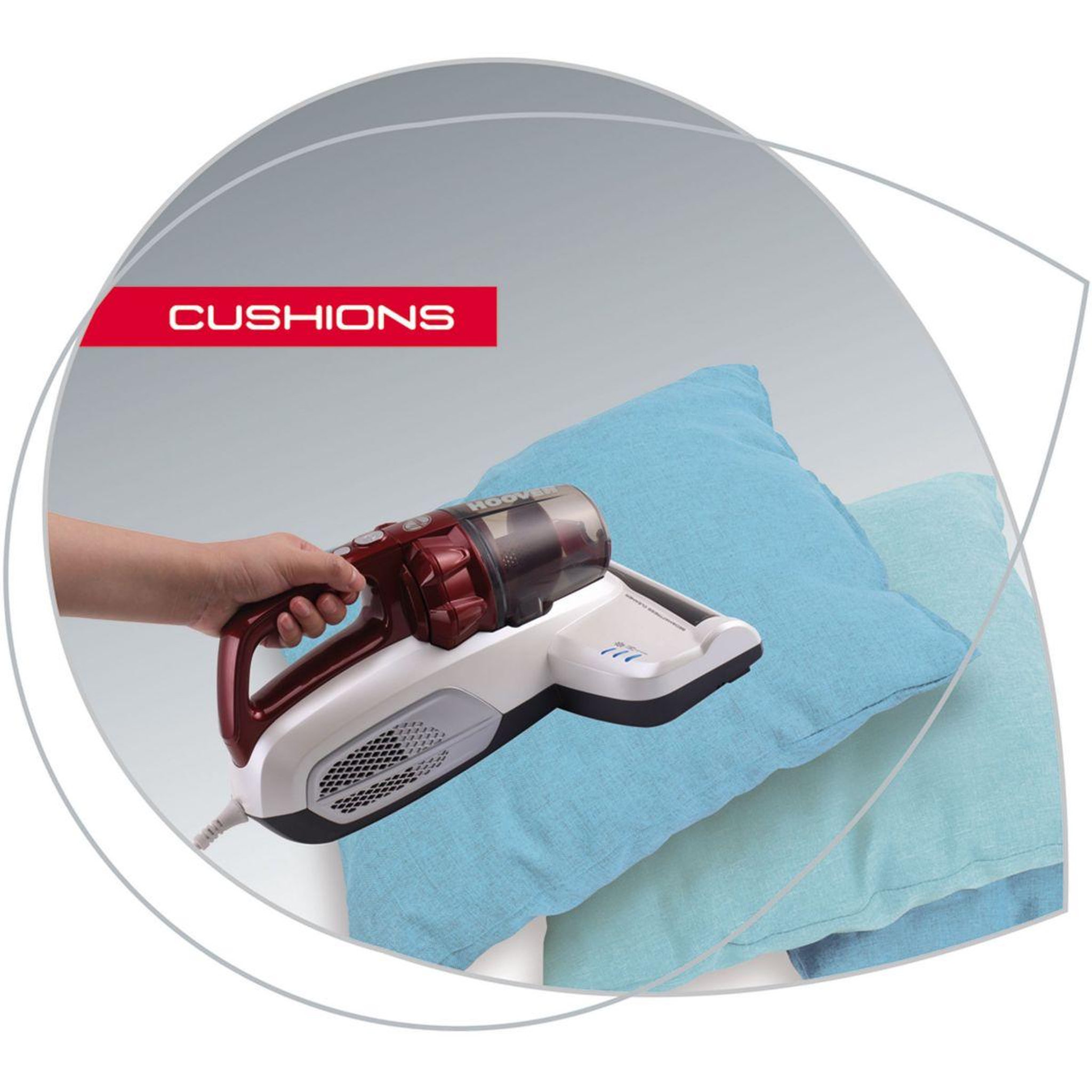 Voir la diapositive 5 : HOOVER Aspi Main MBC500UV Matelas