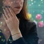 Voir la diapositive 2 : L'ATELIER D'AZUR Bracelet Or Jaune Maille Anglaise - Femme