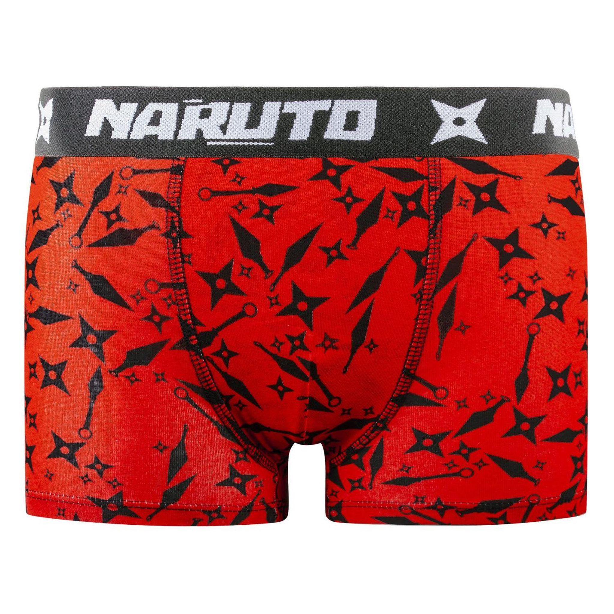 Voir la diapositive 6 : NARUTO Lot de 4 boxers enfant naruto shippuden