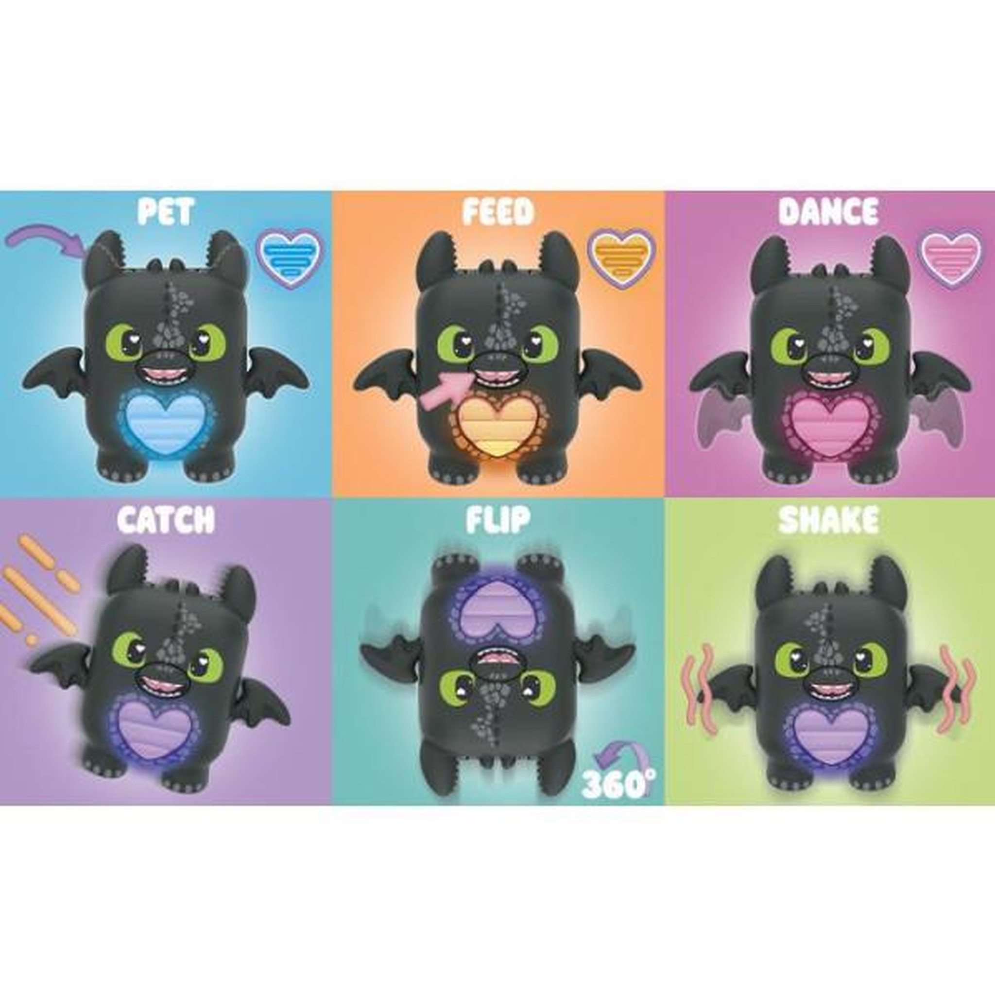 Voir la diapositive 3 : HASBRO Nano-mals Dragons Krokmou, compagnon électronique, plus de 70 réactions, pour enfants, dès 5 ans
