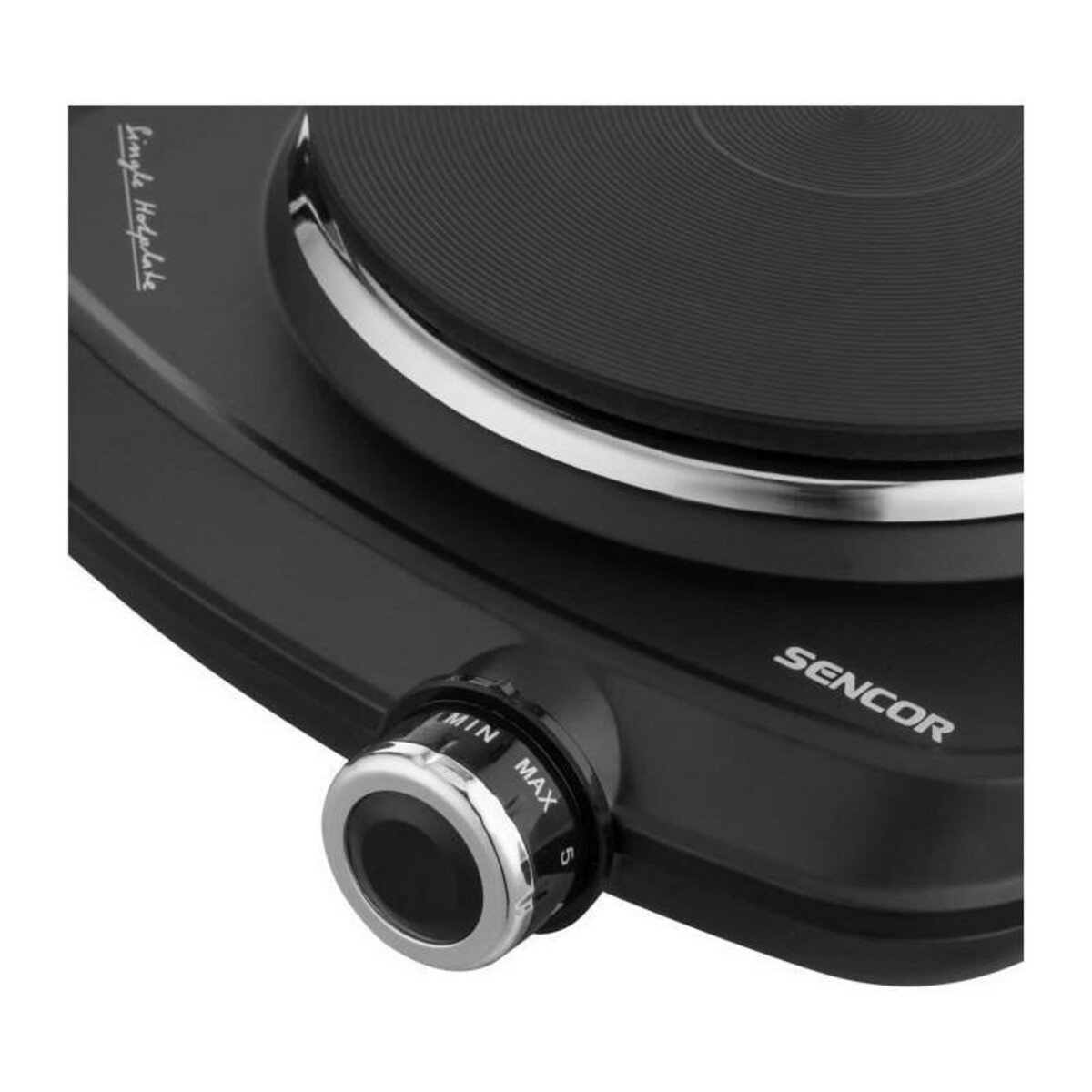 SENCO Plaque de cuisson électrique - SENCOR - SCP 1504BK-EUE4 - 1500 W - 1 foyer - Noir
