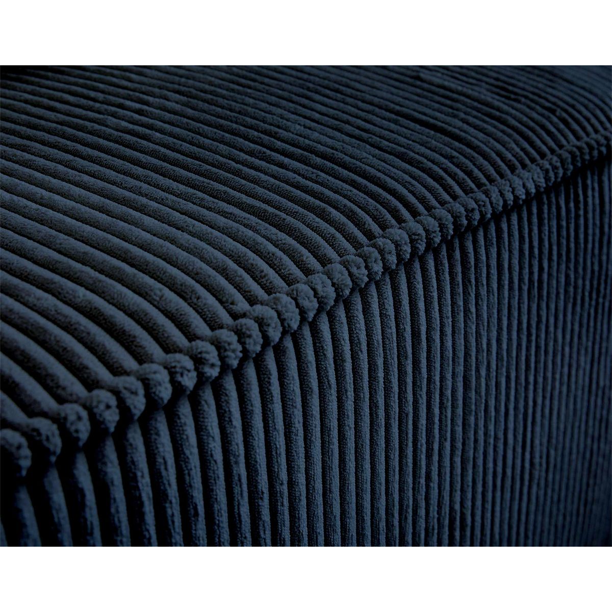 LISA DESIGN Colombine - module d'assise d'angle réversible - en velours côtelé