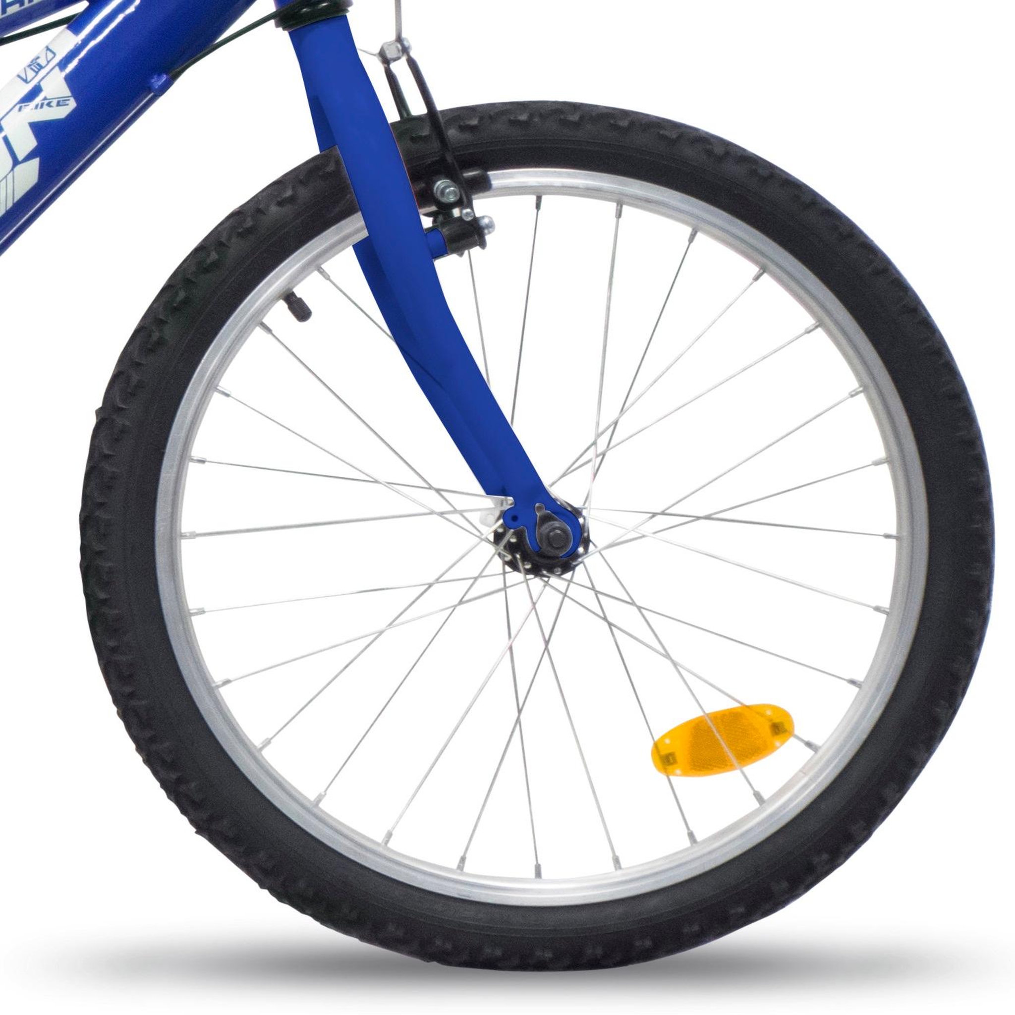 Voir la diapositive 2 : VTT 20'' NEON rigide - 6 vitesses ty21 - freins v-brake - jantes alu - bleu