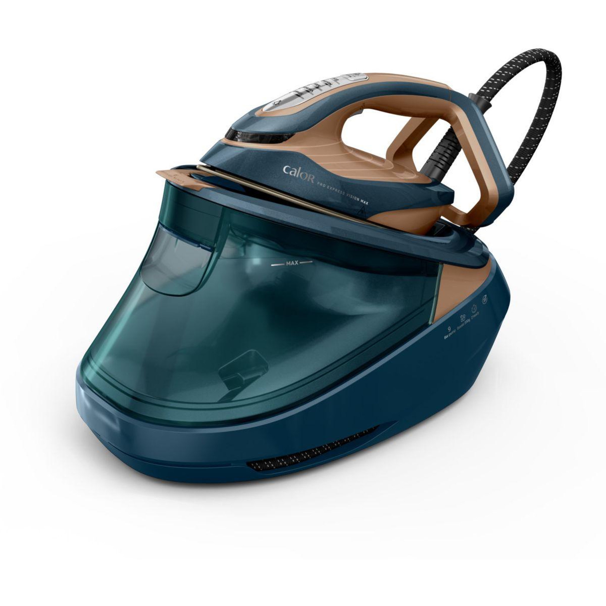 Voir la diapositive 1 : CALOR Centrale vapeur gv9920c0 pro express vision max steam