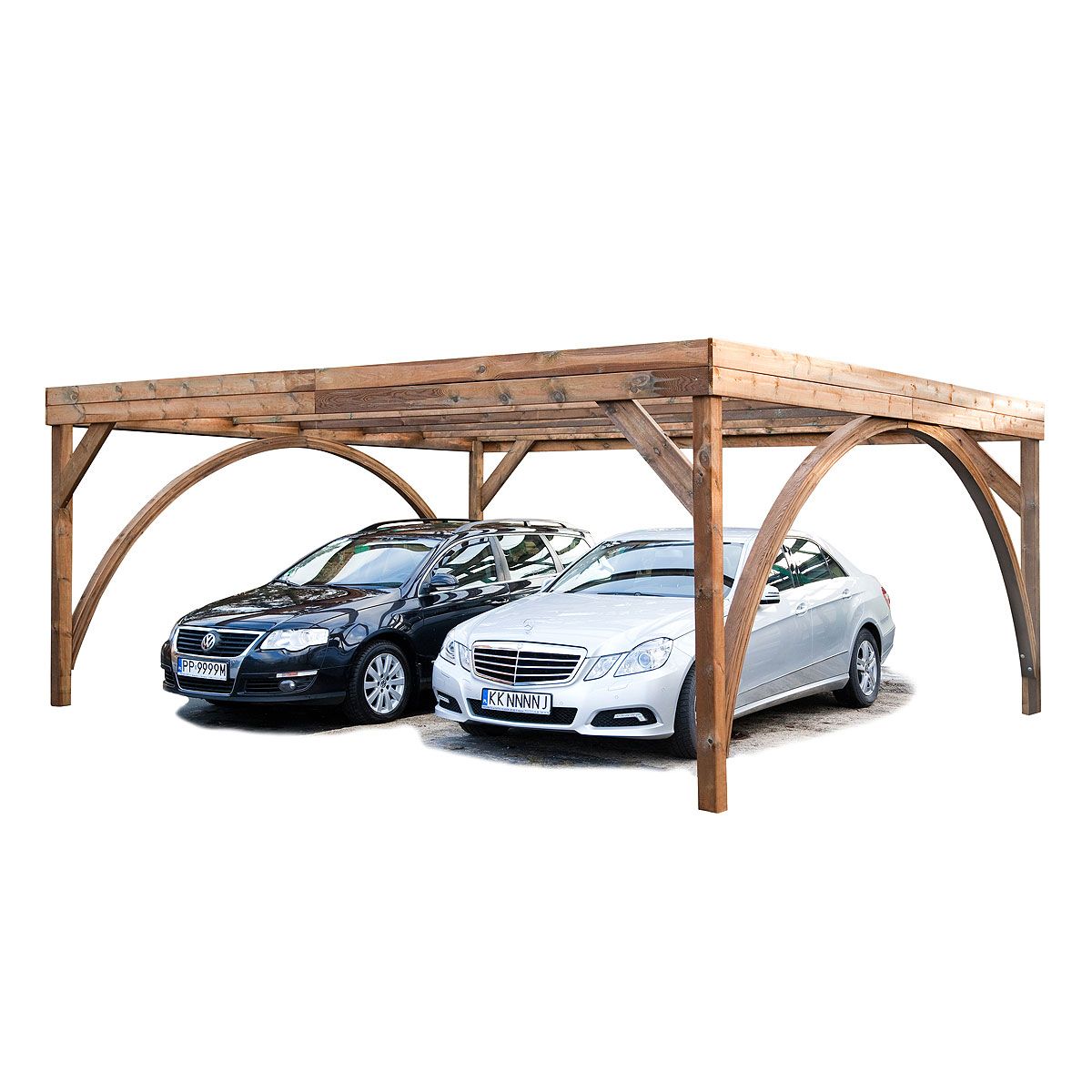 Carport bois / 27,92 m²
