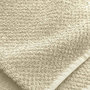 Voir la diapositive 2 : Paris Prix Lot de 2 Essuie-mains  Gourmet  50x50cm Naturel & Blanc