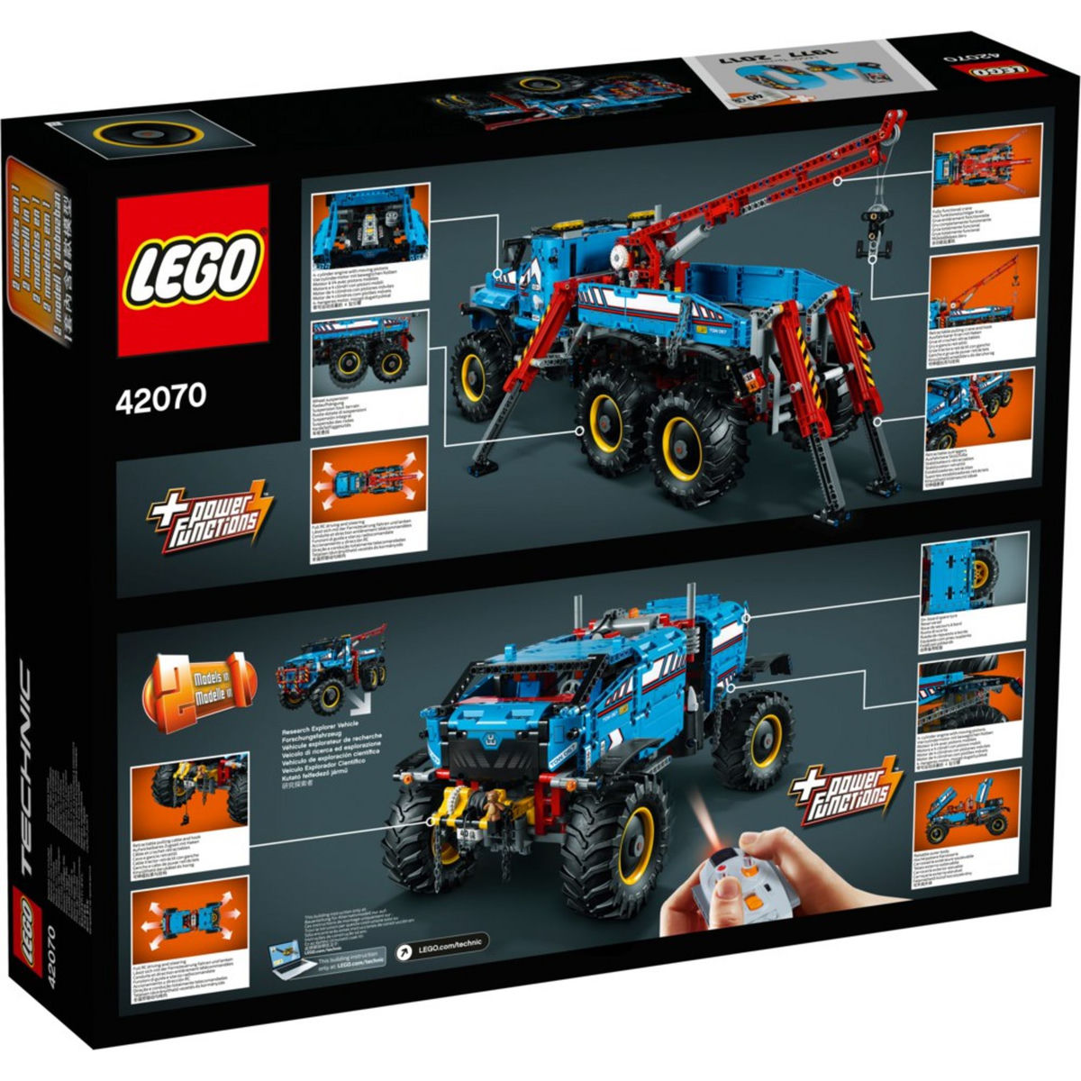 LEGO Technic 42070 - La dépanneuse tout-terrain 6x6