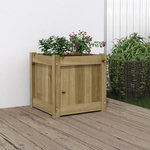 VIDAXL Jardiniere 40x40x40 cm bois de pin impregne