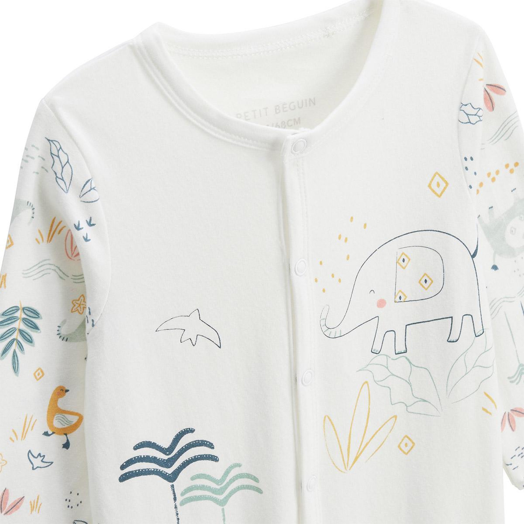 Voir la diapositive 3 : Petit Béguin Pyjama bébé Hawaiki