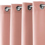Voir la diapositive 2 : Paris Prix Rideau à Œillets  Essentiel  140x180cm Rose Poudré