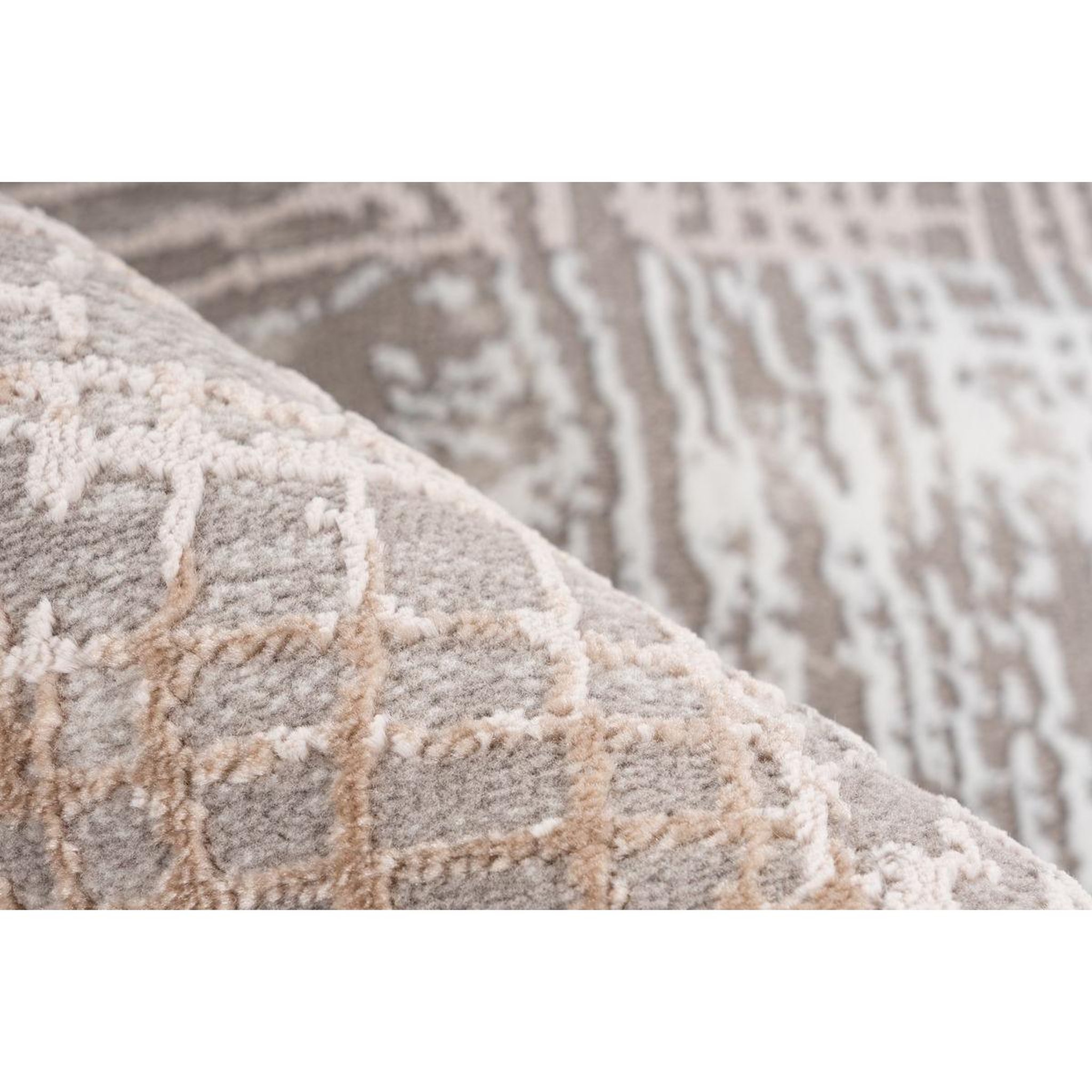 Voir la diapositive 3 : Paris Prix Tapis vintage à franges  akropolis iv  gris & argent