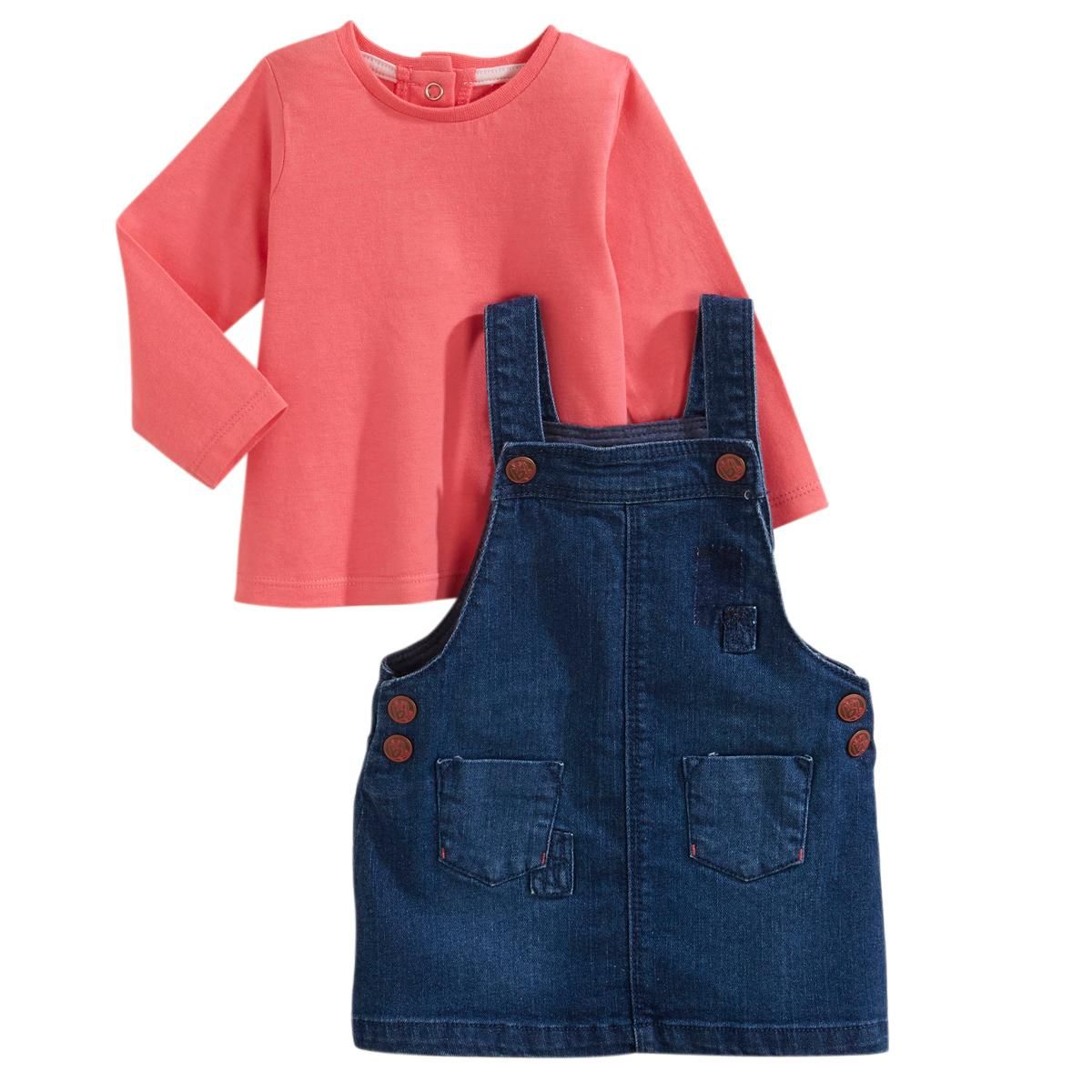 IN EXTENSO Ensemble tee-shirt manches longues + robe