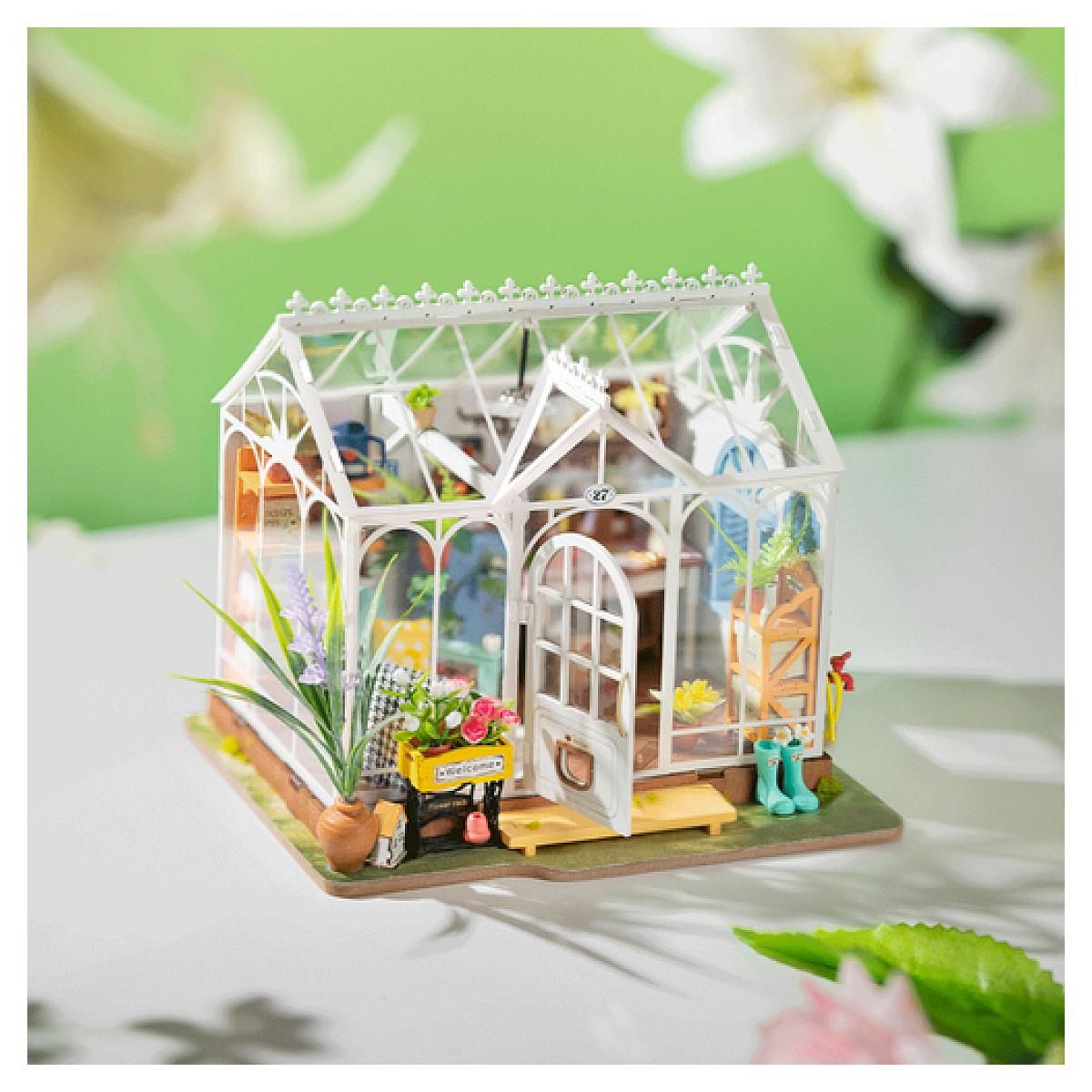 ROBOTIME Maquette de Maison de Jardin Rêveuse Rolife - Abri de Jardin Européen