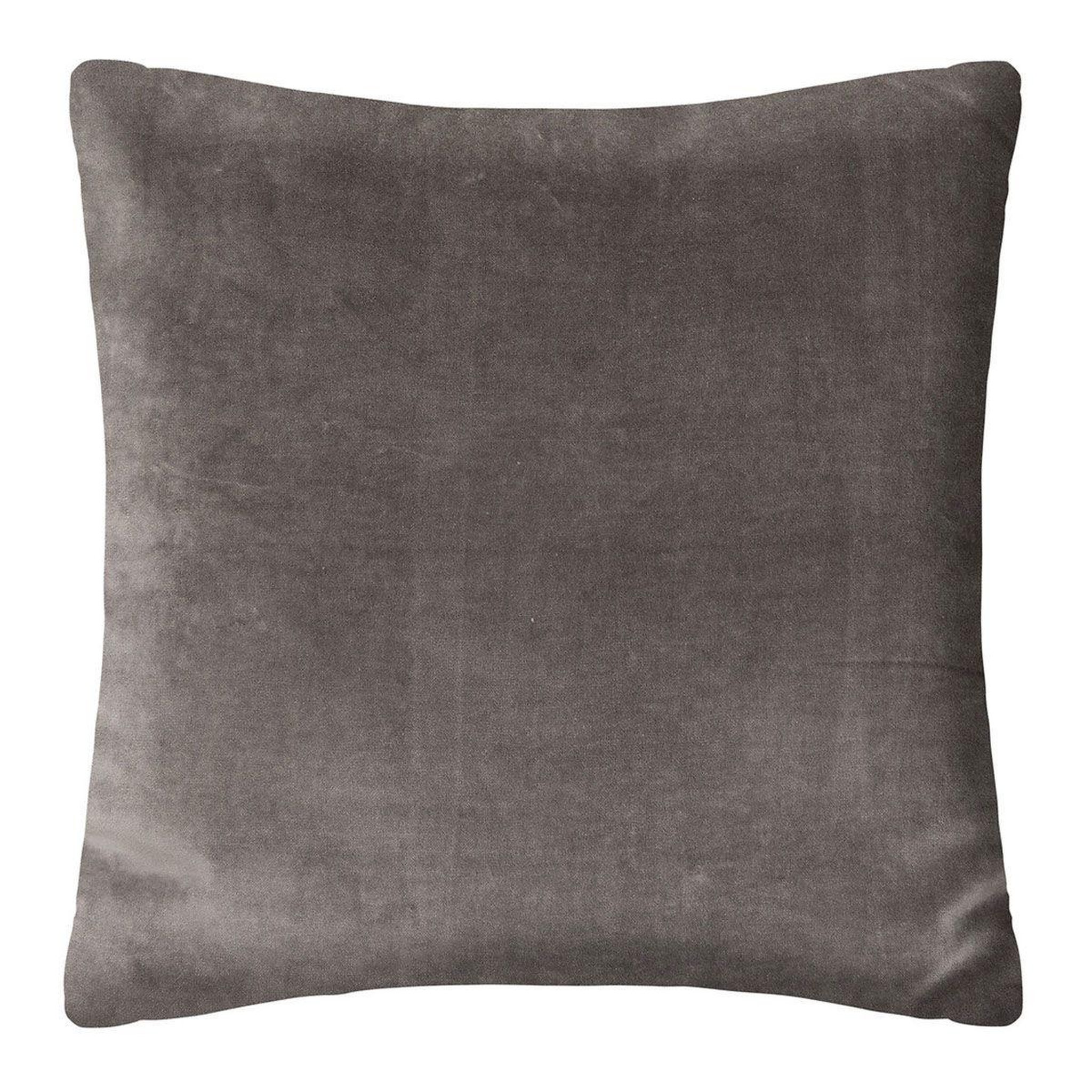 ATMOSPHERA Coussin déco déhoussable  otto  55x55cm gris