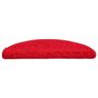 Voir la diapositive 3 : VIDAXL Tapis d'escalier 20 pcs rouge 56x17x3 cm