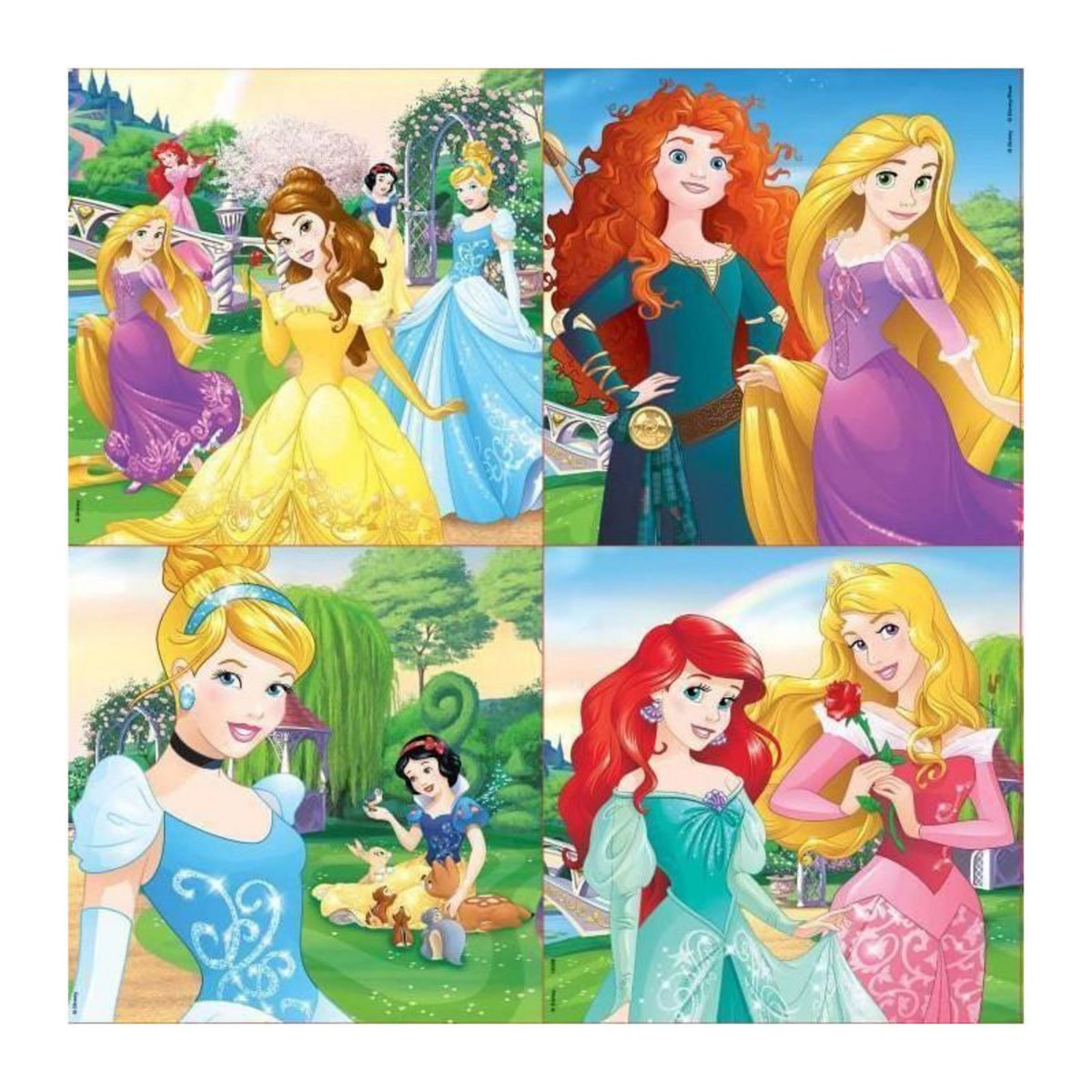 EDUCA Disney princesses - mallette puzzles progressifs 12+16+20+25