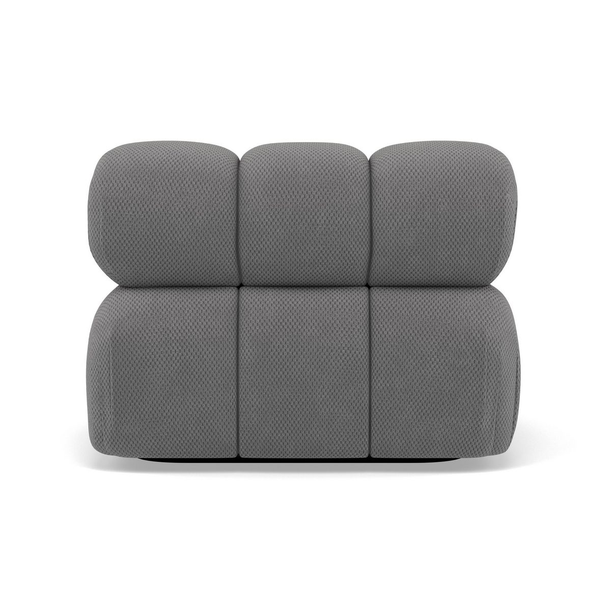 LISA DESIGN Ruby - module d'assise gauche en velours texturé