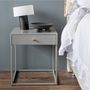 Voir la diapositive 6 : Paris Prix Table de Chevet 1 Tiroir  Bakal  50cm Gris