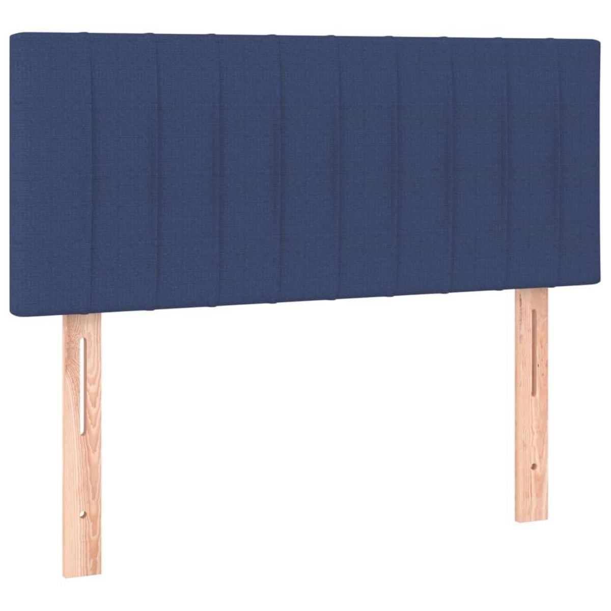 VIDAXL Tete de lit a LED Bleu 100x5x78/88 cm Tissu