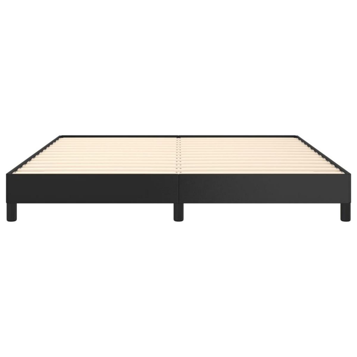 VIDAXL Cadre de lit sans matelas noir 180x200 cm similicuir