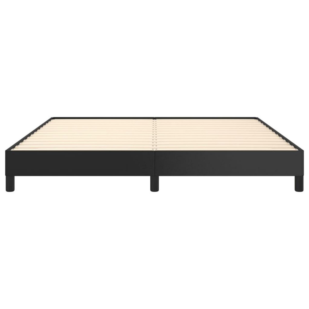 VIDAXL Cadre de lit sans matelas noir 180x200 cm similicuir