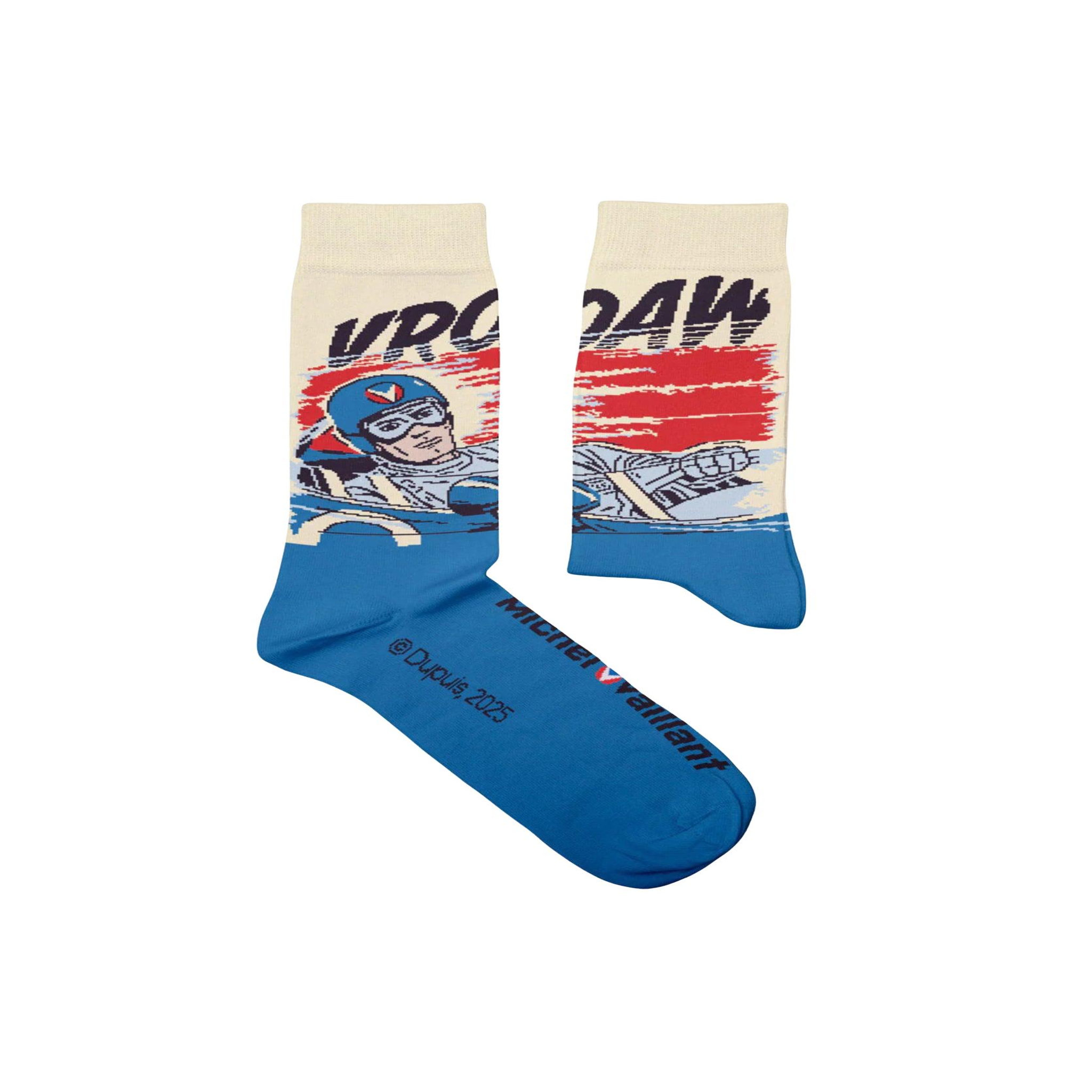 Voir la diapositive 1 : SOCK AFFAIRS Chaussettes michel vaillant, pilote légendaire