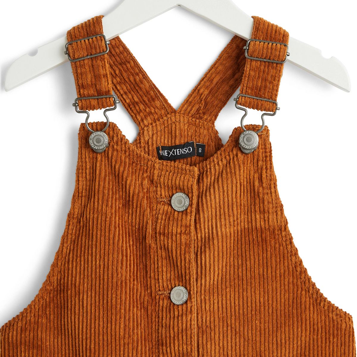 INEXTENSO Robe salopette velours fille