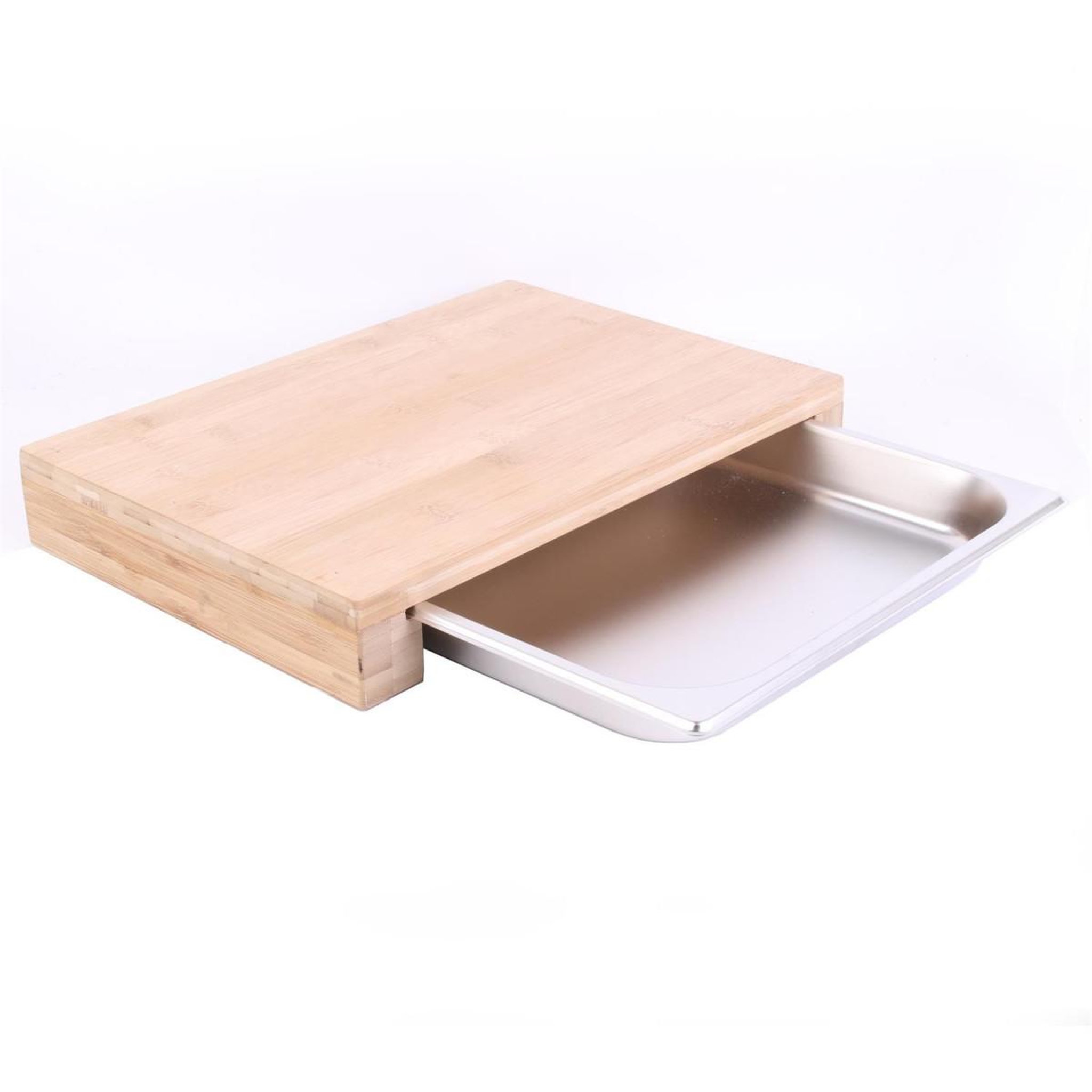 Voir la diapositive 2 : COOK CONCEPT Planche à découper & tiroir  dolga  38cm naturel