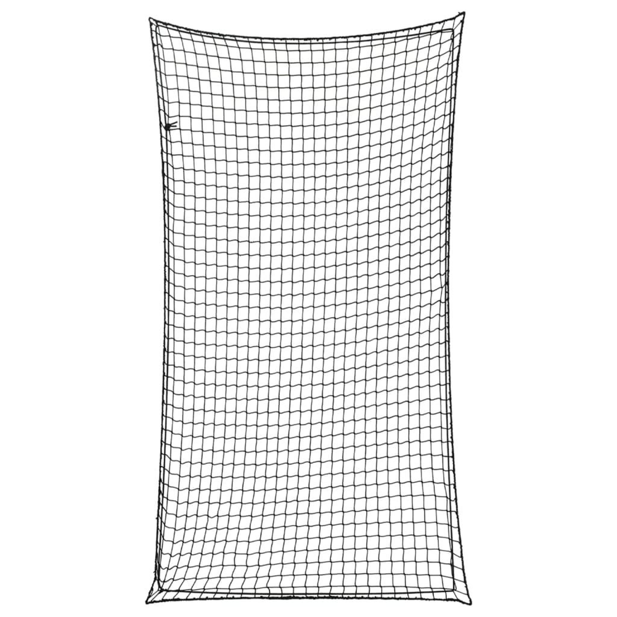 VIDAXL Filet pour remorque avec corde elastique noir 3x1,65 m PP