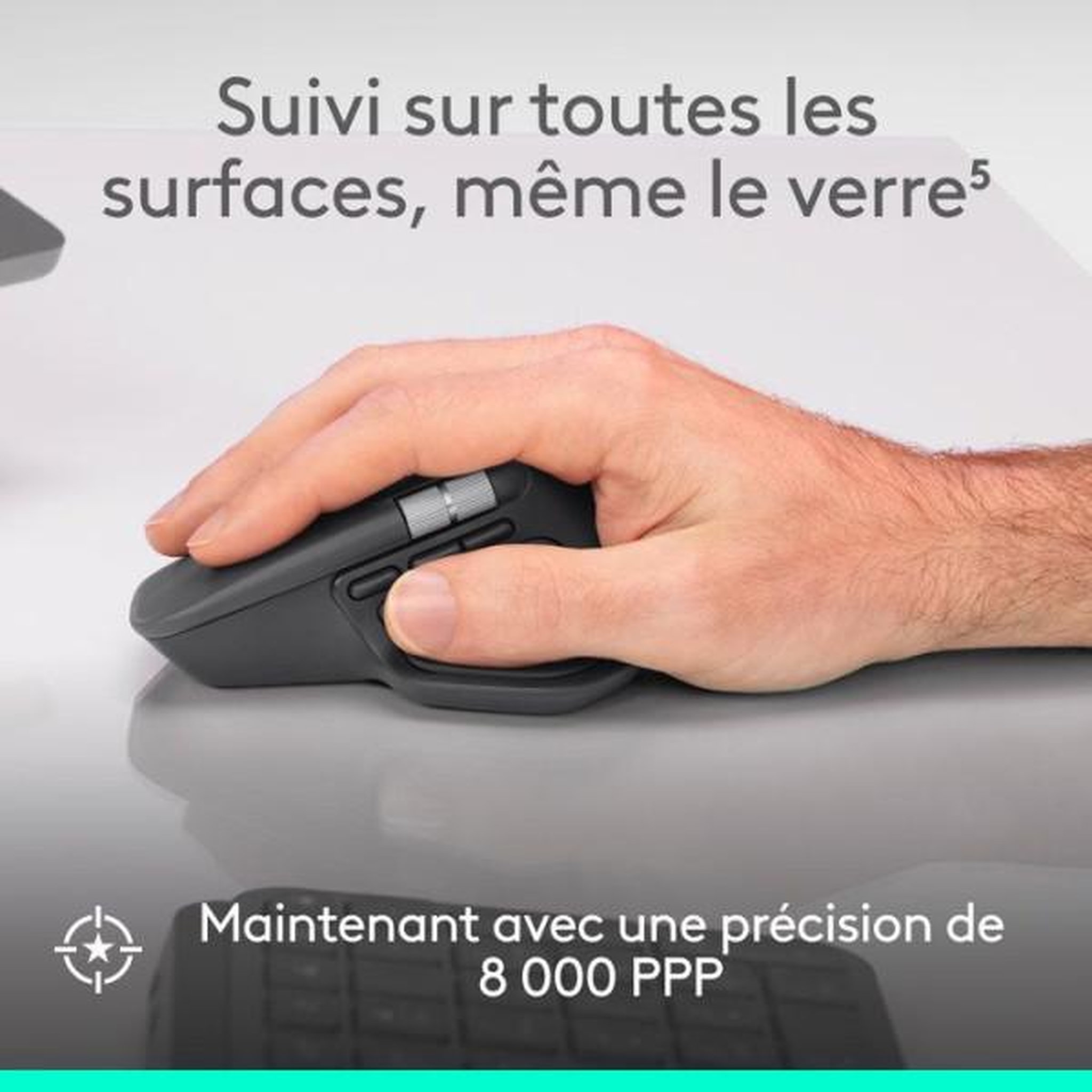 Voir la diapositive 6 : Logitech Logitech mx master 4 souris bureau droitier rf sans fil + bluetooth laser 8000 dpi