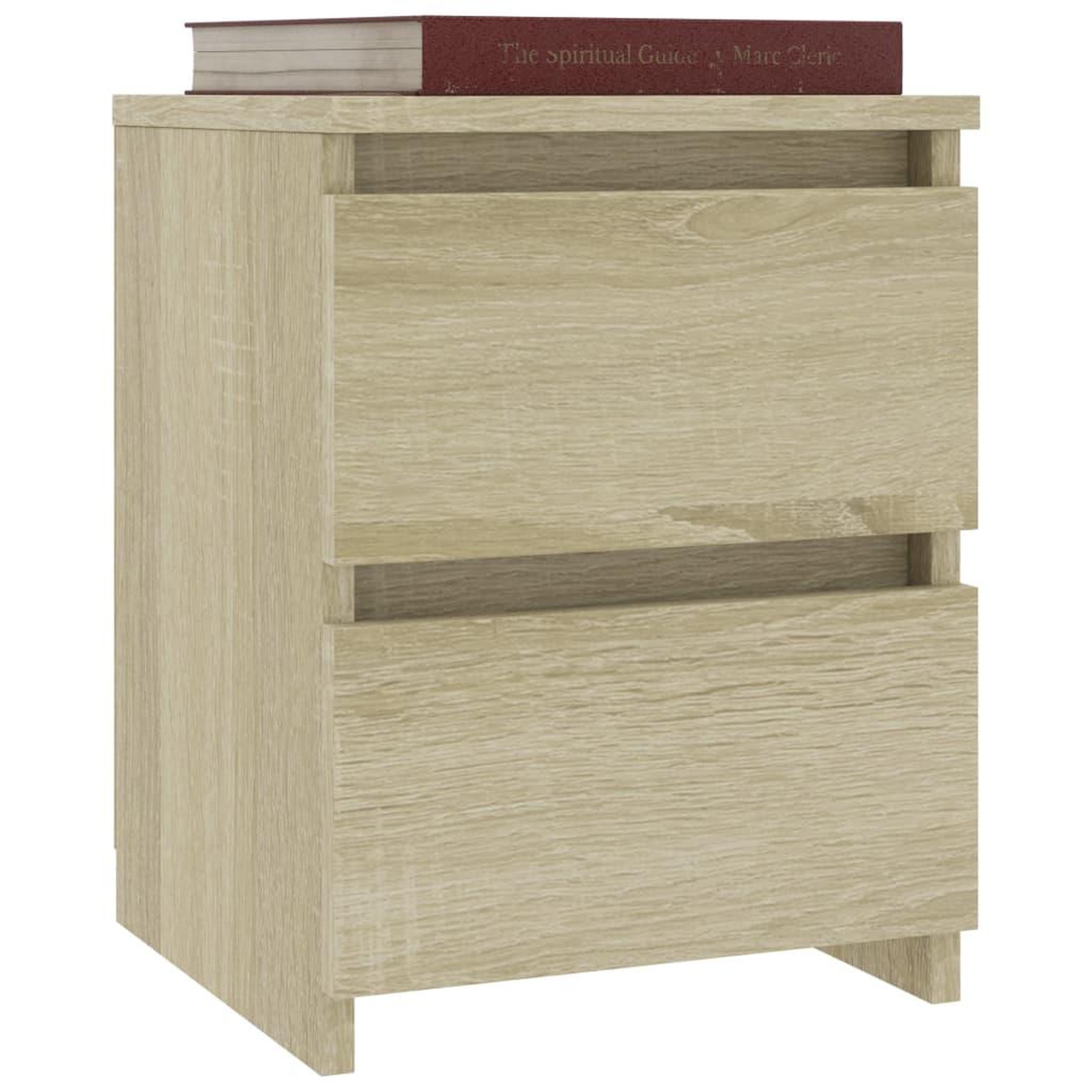 Voir la diapositive 3 : VIDAXL Table de chevet Chene sonoma 30x30x40 cm Bois d'ingenierie
