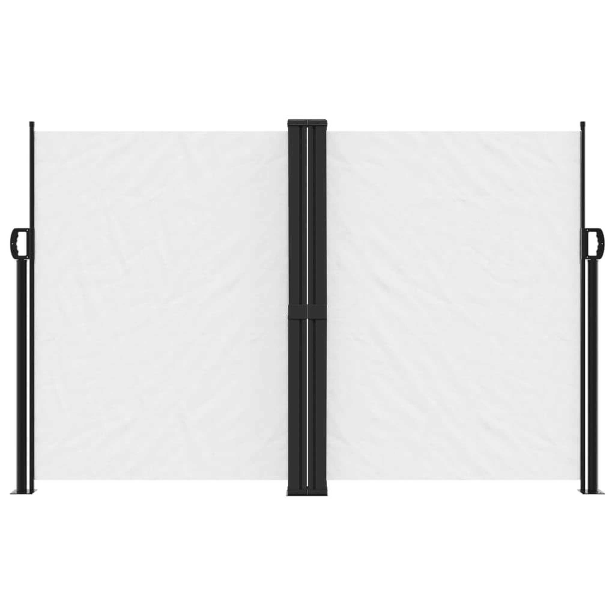 Voir la diapositive 3 : VIDAXL Auvent lateral retractable blanc 160x1200 cm