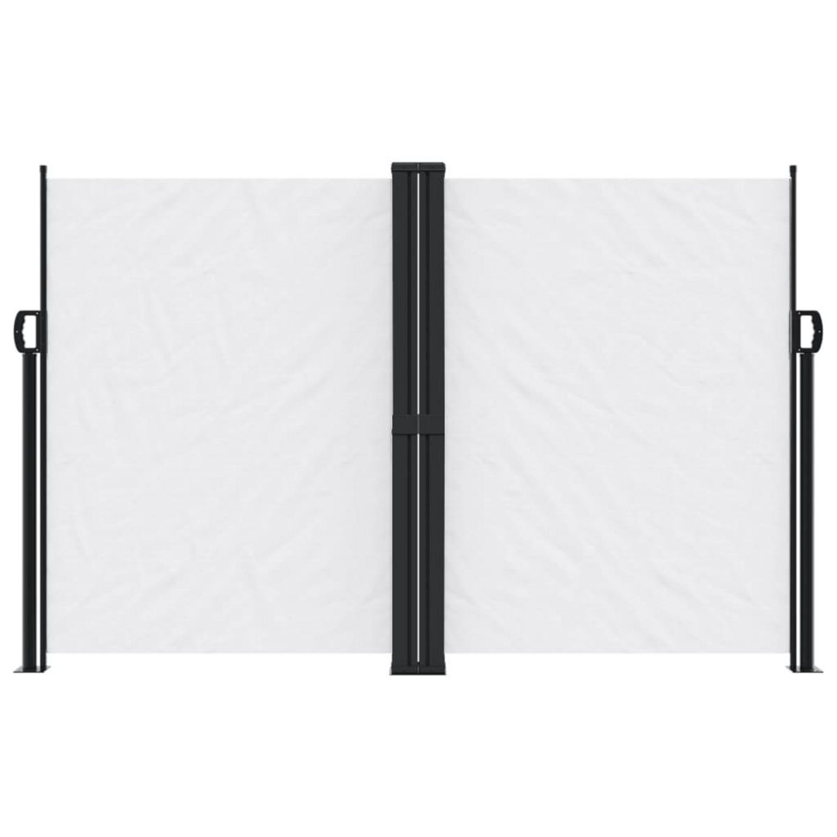 VIDAXL Auvent lateral retractable blanc 160x1200 cm