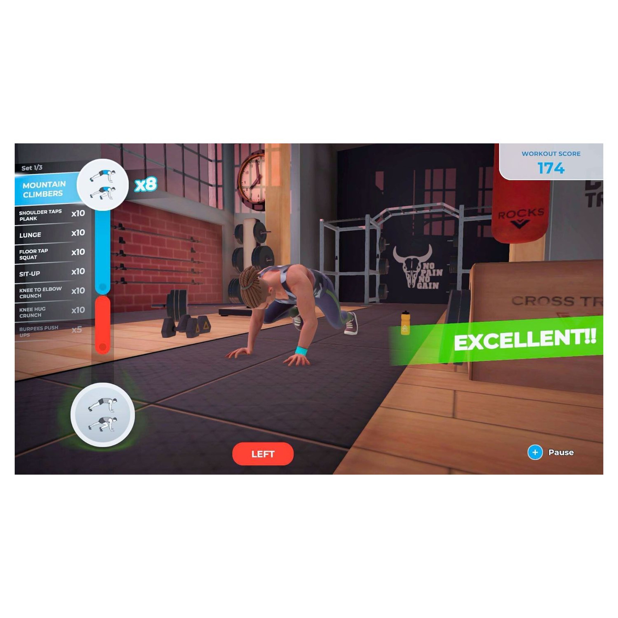 Voir la diapositive 2 : Let's Get Fit Nintendo Switch - Strap Inclus