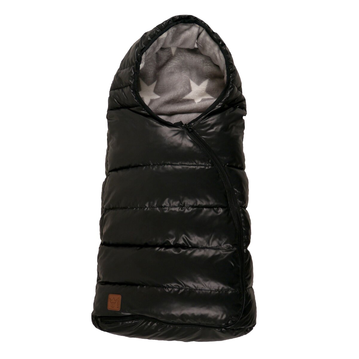 KAISER Chancelière sac de couchage - De 0 à 12 mois - Noir satiné motif étoile