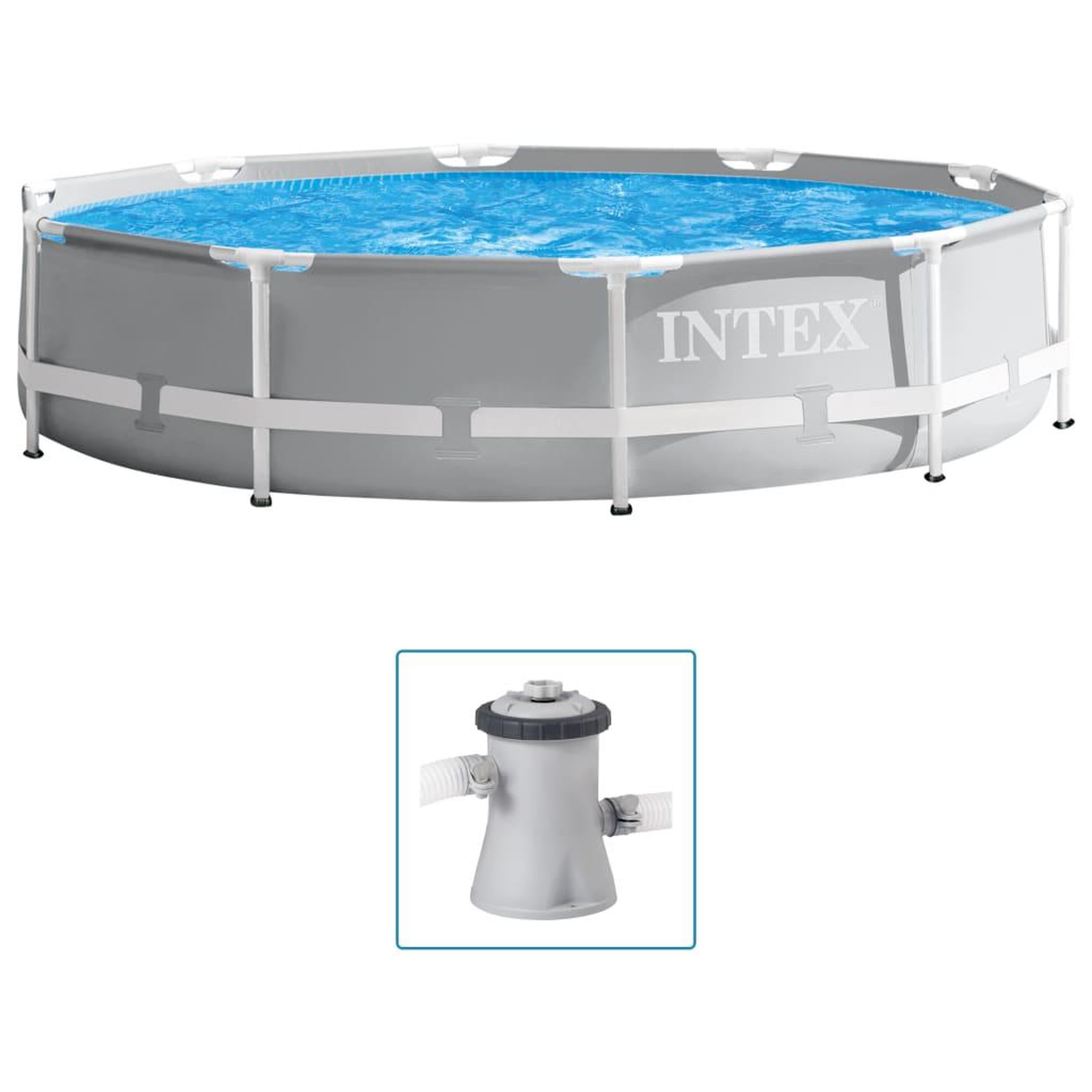Voir la diapositive 2 : INTEX Intex Ensemble de piscine Prism Frame Premium 305x76 cm