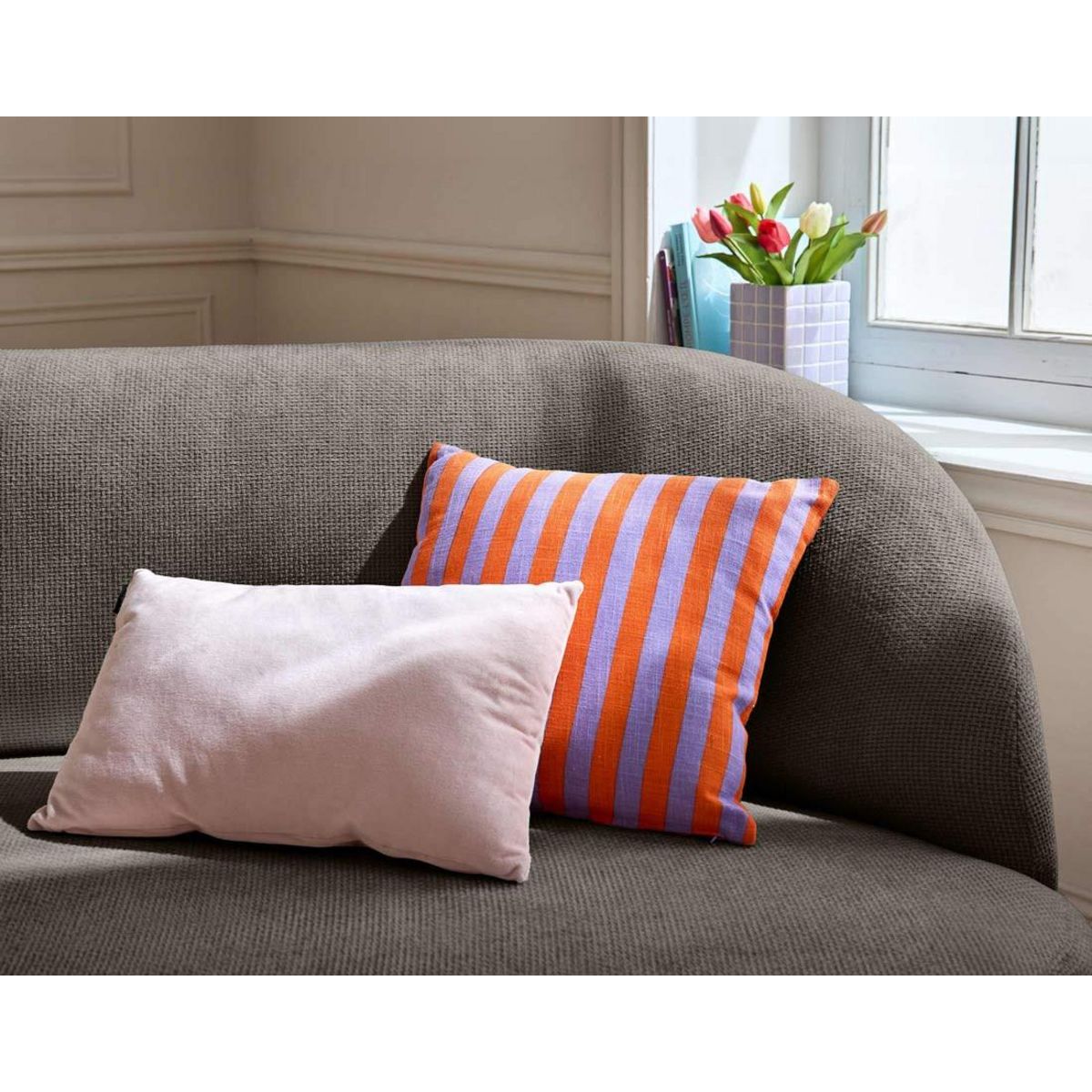 LISA DESIGN Polaris - canapé 3 places - en velours texturé