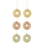 Voir la diapositive 1 : Paris Prix Lot de 6 Sujets de Noël  Donuts  9cm Multicolore