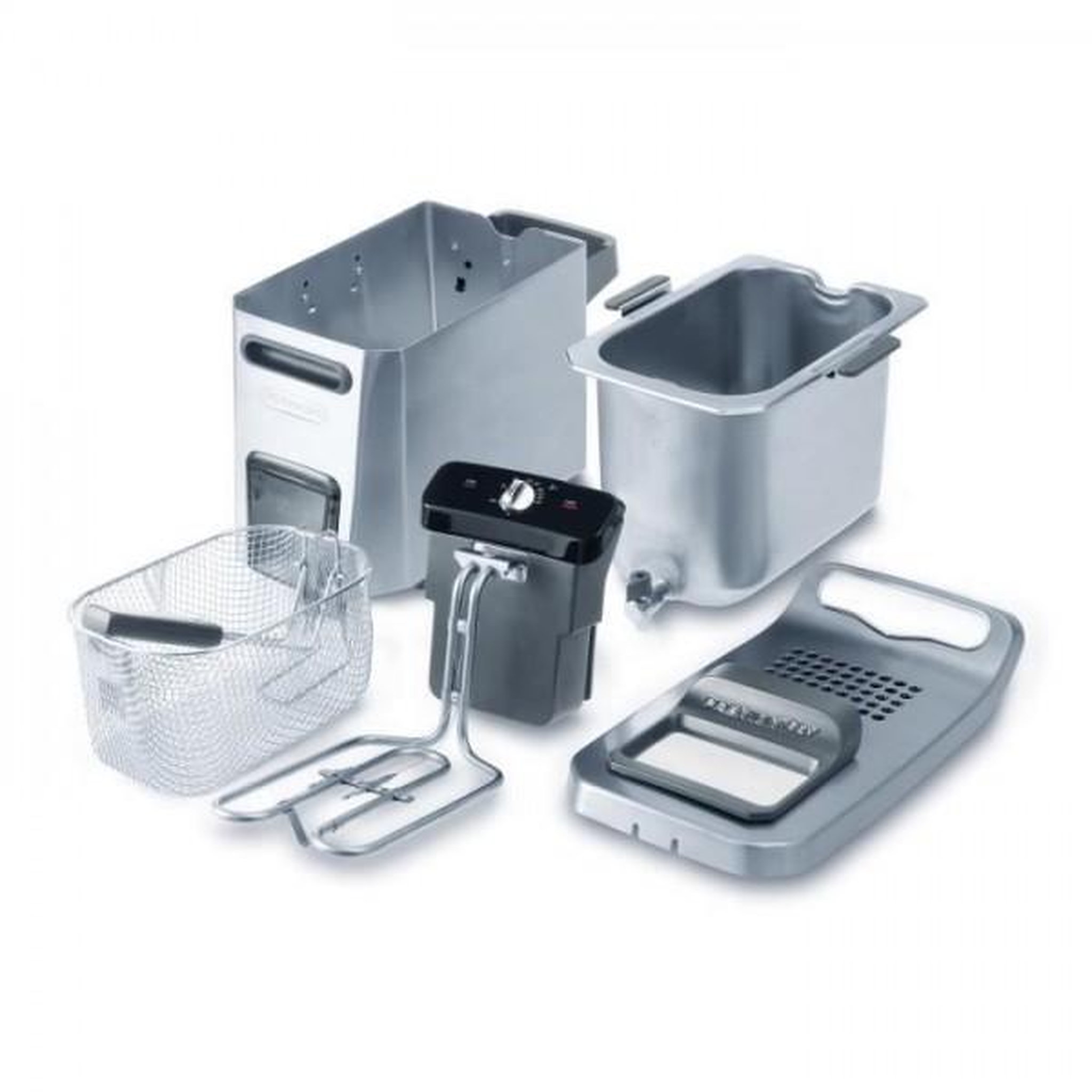 Voir la diapositive 2 : DELONGHI Friteuse Electrique DELONGHI F44532CZ  semi-professionnelle PremiumFry - Inox