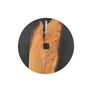 Voir la diapositive 2 : Paris Prix Horloge Murale en Bois  Douglas  55cm Naturel & Noir