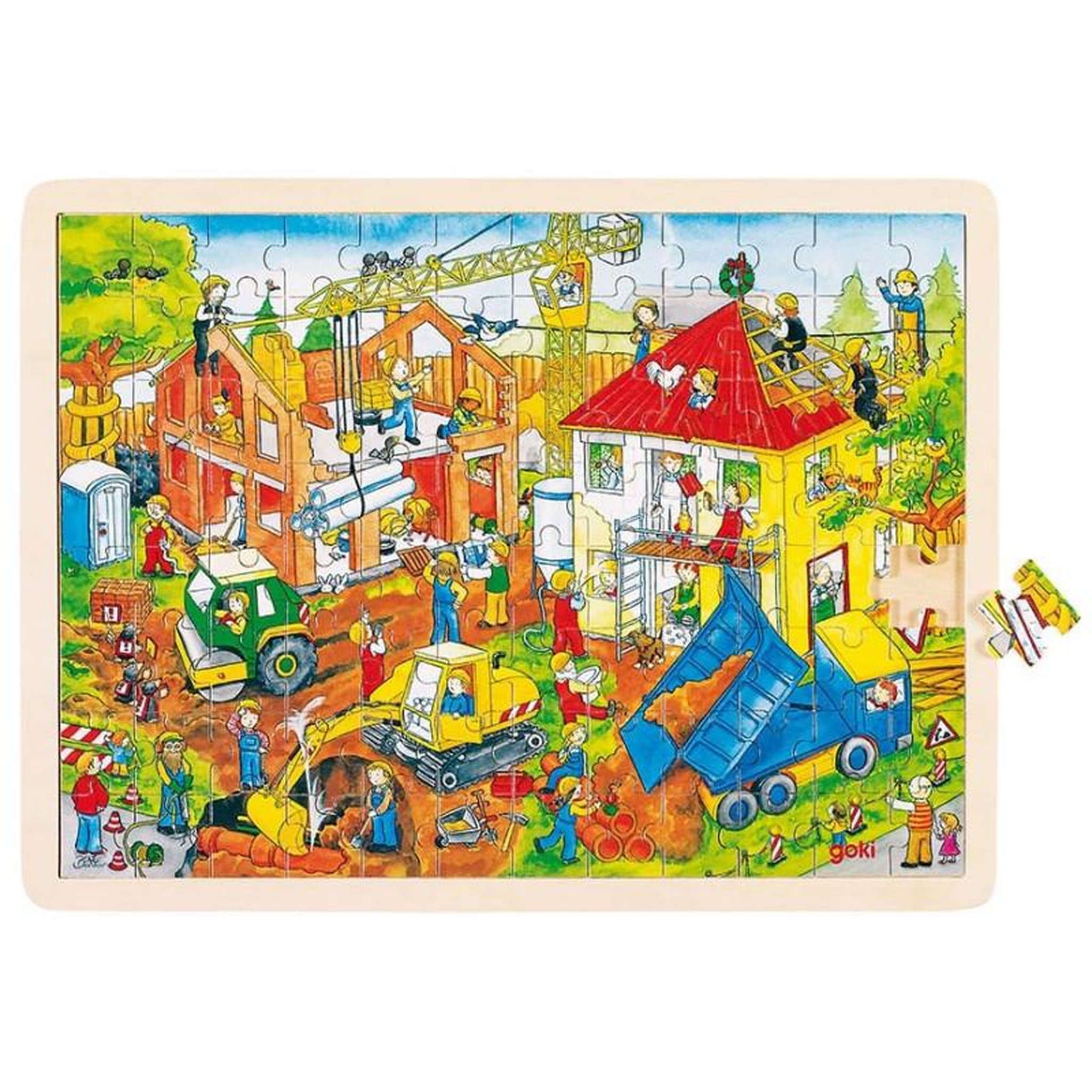 Goki GOKI Puzzle d'un chantier